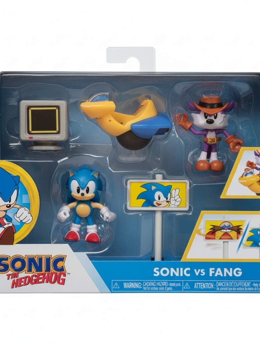 Sonic vs Fang Figure Playset - Blue